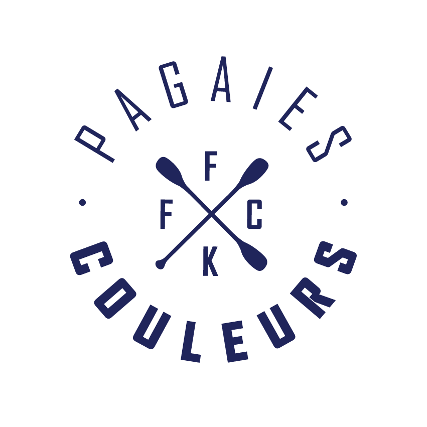 FFCK Logo Pagaies Couleurs3 Bleu FFCK