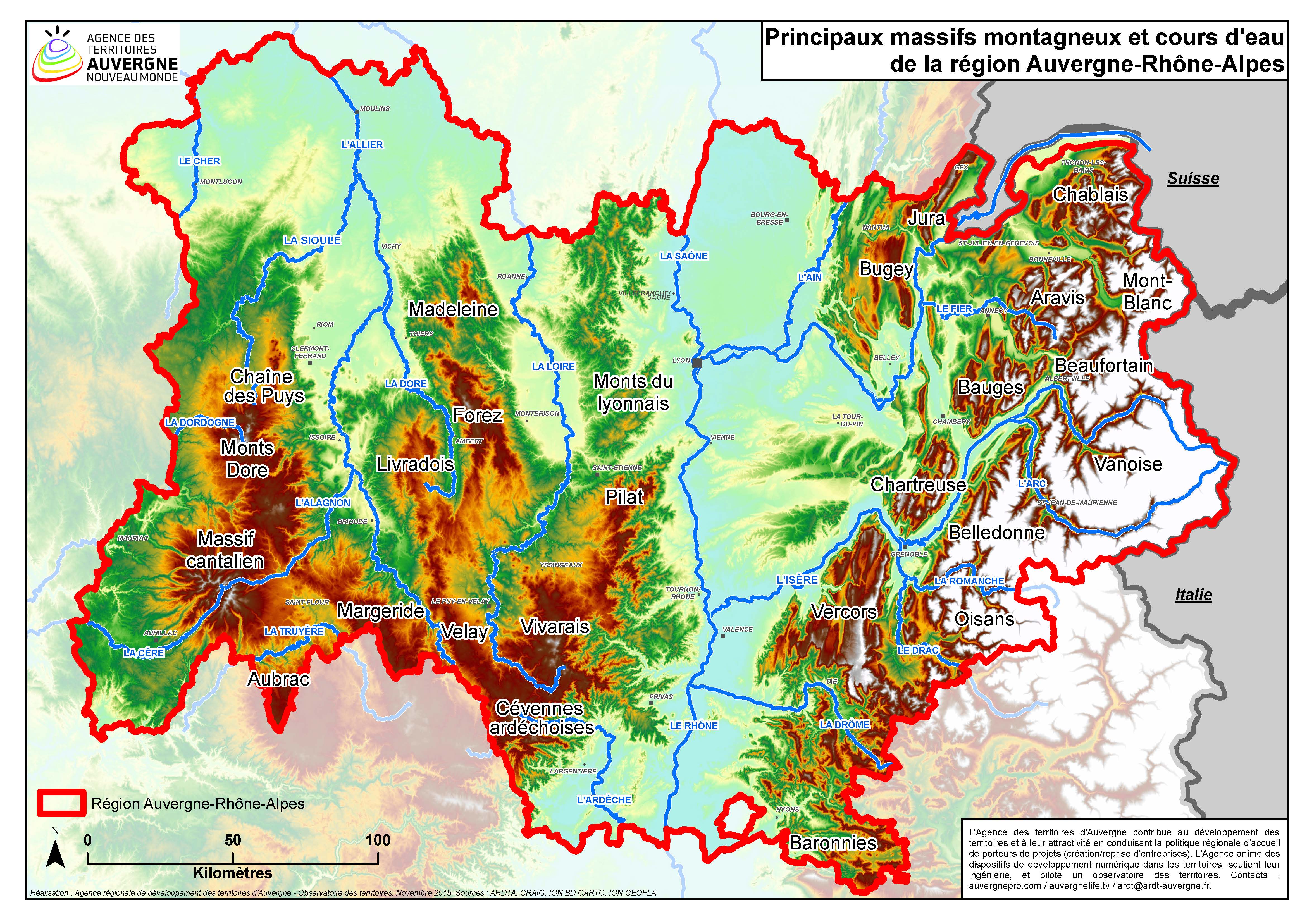 massifs fleuves